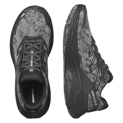 Salomon Men's Running Shoes, Black/Phantom/Ghost Gray, 27.0 cm