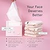 grace & stella Disposable Face Towels - Travel Essentials - Ultra-Soft & Absorbent Face Wipes Towelettes - XL Facial Towels for Cleansing & Makeup Removal - Lint-Free Facial Tissue - Vegan (60 Count) #2