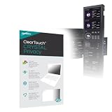 BoxWave Screen Protector Compatible With WOWNOVA Temp Monitor (8.8 in) - ClearTouch Crystal Privacy (2-Pack), Privacy Screen Protector Flexible Film Clear