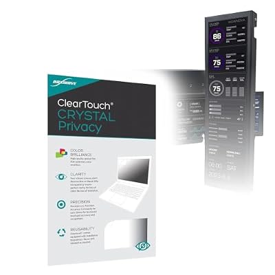 BoxWave Screen Protector Compatible With WOWNOVA Temp Monitor (8.8 in) - ClearTouch Crystal Privacy (2-Pack), Privacy Screen Protector Flexible Film Clear