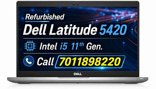 Image of Certified Latitude 5420 Business Laptop - Core i5-1145G7, 11th Generation 16GB RAM, 256GB SSD, 14 inch Full HD, Win 11 Pro (8, GB, 1, TB)