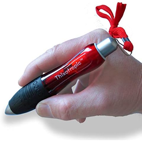 Thixotropic HEAVY Super Big Fat Weighted Pen for Tremors and Parkinson's (Twin Pack) Premium Ink Cover