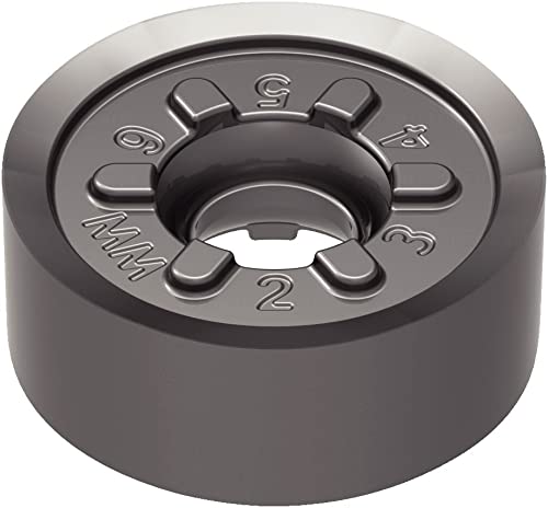 WIDIA 6010885 Copy Mills M200 Series Insert 19.05MM Size, 0.0880MM Chip Thickness Al2 O3 Carbide .S..MM Round M200 Rn64 Inch Milling Insert RNGJ190600SMM