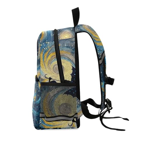 panksolu Beautiful Woman Starry Sky Painting Toddler Backpack for Boys Girls Kids Backpacks Preschool Bag Travel Bag2