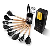 ♨Zufriedener Service➱ Wenn innerhalb von 18 Monaten ab Kaufdatum Qualitätsprobleme mit dem Produkt auftreten, wenden Sie sich bitte rechtzeitig an unseren Kundendienst. Wir bieten Ihnen den zufriedenstellendsten Service. INTEY Kochzubehör Set ist definitiv ein guter Helfer in Ihrer Küche und das beste Geschenk für Ihre Freunde, die gerne kochen.
