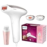Philips Lumea Advanced IPL BRI922/00 Appareil d'épilation avec 2 accessoires pour visage et corps et brosse nettoyante visage VisaPure mini