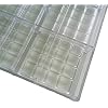 Diamond Chocolate Mold Polycarbonate 6 Cavity Chocolate Weight 100G Food Grade Durable Mould Chocolate Bar Mold Tray Baking Tools