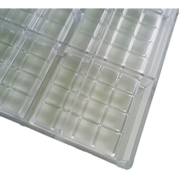 Diamond Chocolate Mold Polycarbonate 6 Cavity Chocolate Weight 100G Food Grade Durable Mould Chocolate Bar Mold Tray Baking Tools