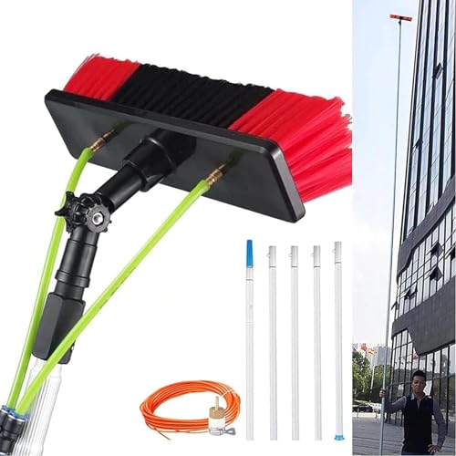 Kit de perche télescopique à eau de 3 à 12 m avec brosse professionnelle - 2