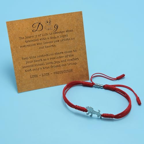 HARACRAFT Dog Love Bracelet, Cute Animals Bracelet, Luck and Protection Gift, Tibetan Surfer String Wrap Bracelet for Men, Women, Forever Love Friendship Bracelet by HARACRAFT - Used condition - Image 4