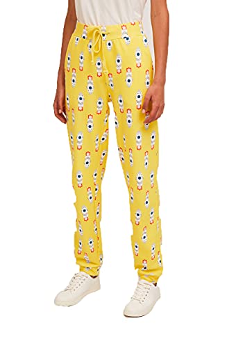 Pantalon de jogging Compania Fantastica jaune fusée en taille 42 à taille mi-haute pour femme