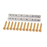 EXCEART Kits de Micros Double Bobinage Humbucker Plaque de Vis Pièces de Guitare Accessoires Gitar pour Gb903 Les Paul Lp Style Guitare Électrique 50Mm