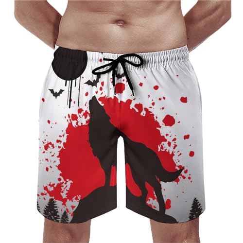 Maillot de bain séchage rapide loup rouge pour éviter l'humidité