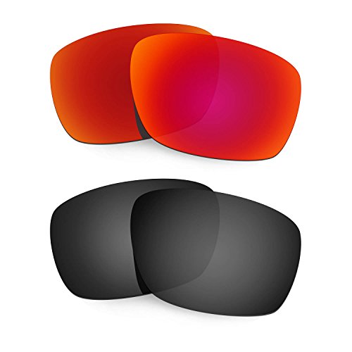 Lentilles Oakley Tinfoil Carbon rouge noir pour rénover vos lunettes de soleil en voyage