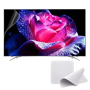 AIZYR Anti Blue Light 86 Inch TV Screen Protector Eye Protection Pet Soft Film Anti Glare Screen Filter Relieve Eye Fatigue Ultra-Clear for LED, LCD, Plasma Tvs And Monitors