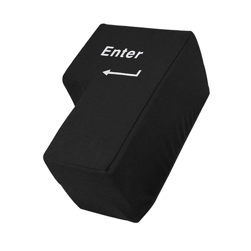 Mikamax - mm Big Enter Button – XL enter botton – USB enter Key – Anti-stress button – fidget button - Polyester