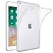 ATiC Fit 2018/2017 iPad 9.7 6th/5th Generation - Premium Soft Skin Flexible Bumper Transparent TPU Rubber Back Cover Protector Fit Apple iPad 9.7 Inch 2018/2017, Crystal Clear