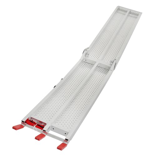 Rampa plegable de aluminio para motocicleta 7.5 pies miniatura 2
