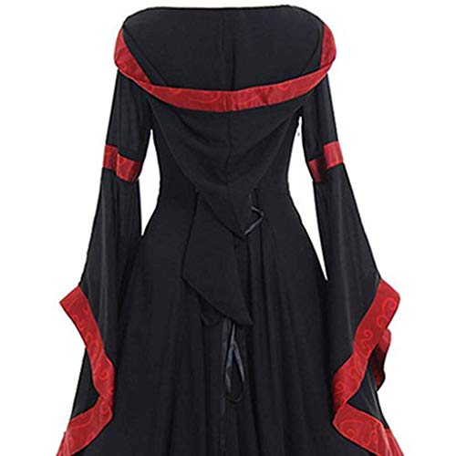 Vestido medieval renacentista para fiestas temáticas de cosplay con cintura anudada 5