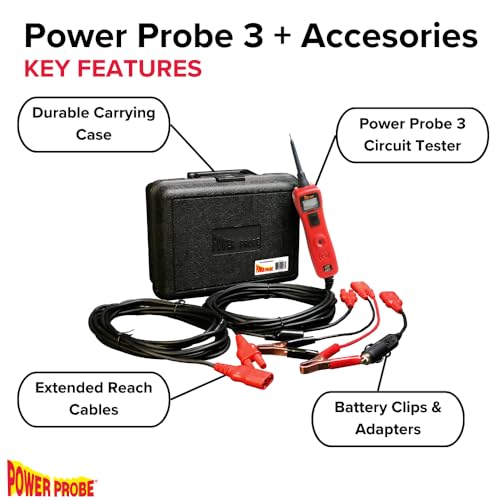 Power Probe PP319FTC-RED testeur électrique automobile multi-usage avec indicateur de tension