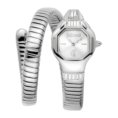 Just Cavalli Reloj Analógico para Mujeres de Cuarzo con Correa en Acero Inoxidable JC1L326M0015