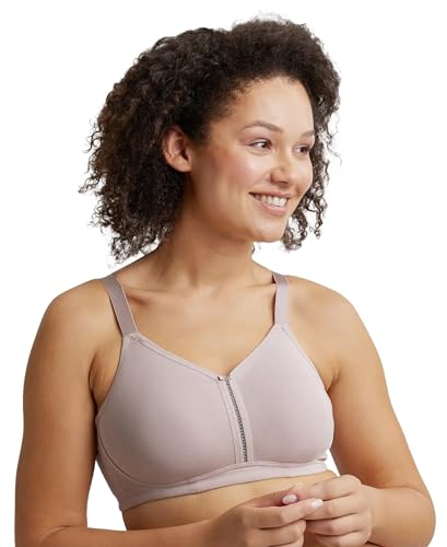 Image of Jockey ES27 Women Wirefree Non Padded Super Combed Cotton Elastane Stretch Full Coverage Minimizer Bra