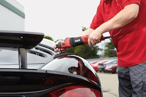 Flex Poliermaschine PE 14-2 150 (Polierer mit variabler Drehzahl, Drehmoment 380-2100 /min, Polierkörper 200 mm, Stützteller 150 mm, M 14, 1400 Watt) 373680