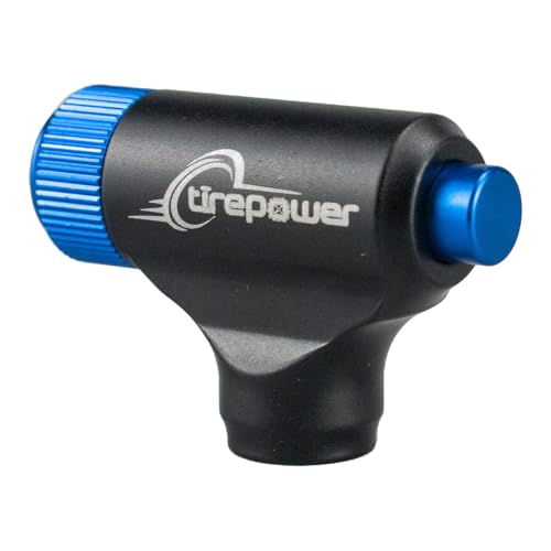 Ctrepower Inflador de pneu de bicicleta Co2, rápido e fácil, compatível com válvula Presta e Schrade