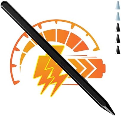 Stylus Pen for Apple iPad 11th&10th Generation(2018-2025),3X Battery Life, USB-C Fast Charging (10 Min), iPencil, Tilt & Palm Rejection, Compatible w/6-10 iPad Pencil,Pro (M2/M4), Air, Mini