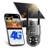 CEMANTA 4G LTE Cellular Trail Cameras,2K Live Feed Solar Gam...