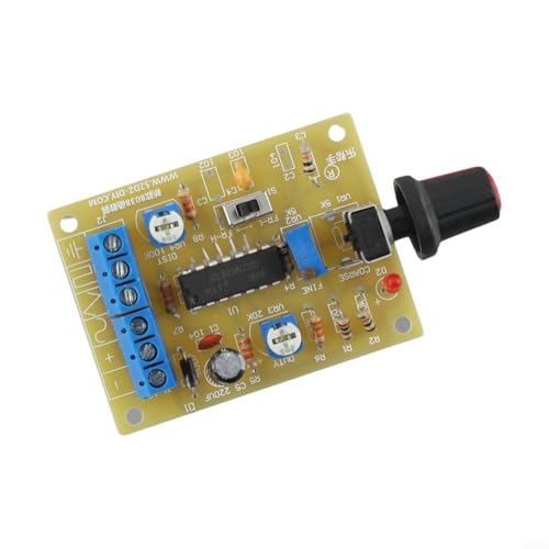 ICL8038 Módulo generador de señal de función - Placa de circuito de onda triangular cuadrada sinusoidal para potencia de 12 V, rango de frecuencia de 50-5 kHz