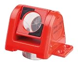 RothBucher RSMP380-S Mini Prism with Magnetic Pot RSMF12-S – Precision Surveying Tool, Durable Build, Compatible with Robotic Total Stations (Grey) (Red)