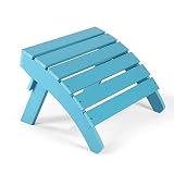 hOmeQomi Adirondack Ottoman, Plastic Folding Adirondack Footstool, All Weather Ottoman for Adirondac