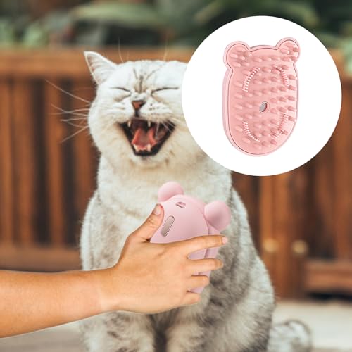 Escova de água para gatos, escova a vapor de gatos,Preparação de pentes duplos pente recarregável a