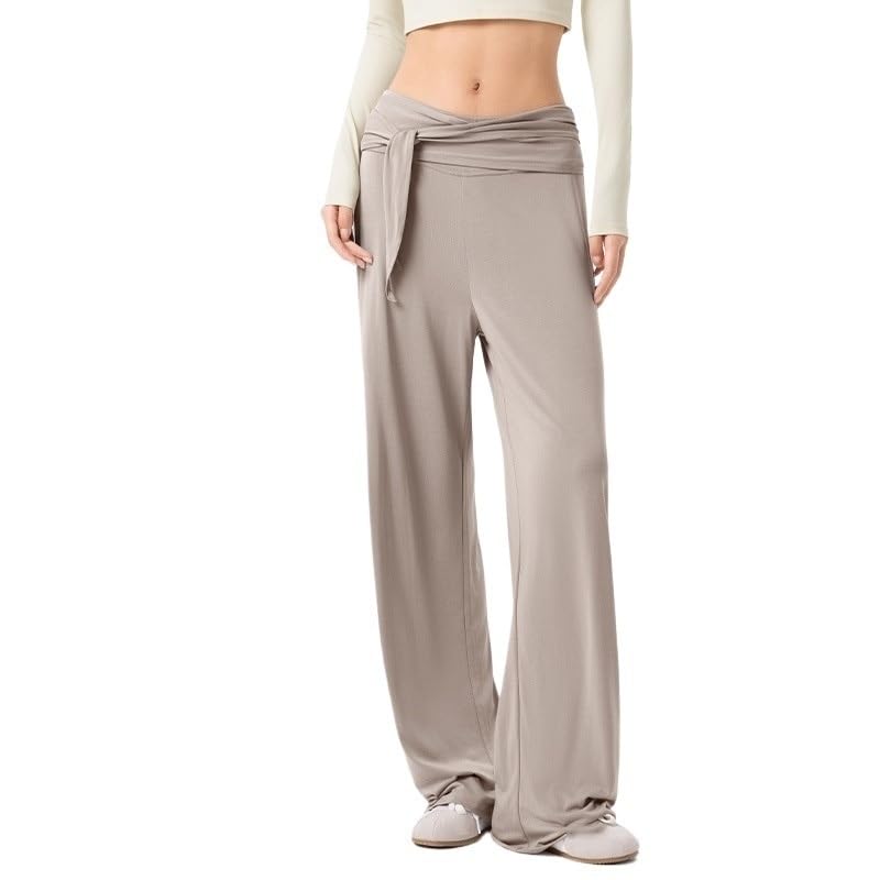 Pantalones de yoga sueltos informales de pierna ancha para adulto