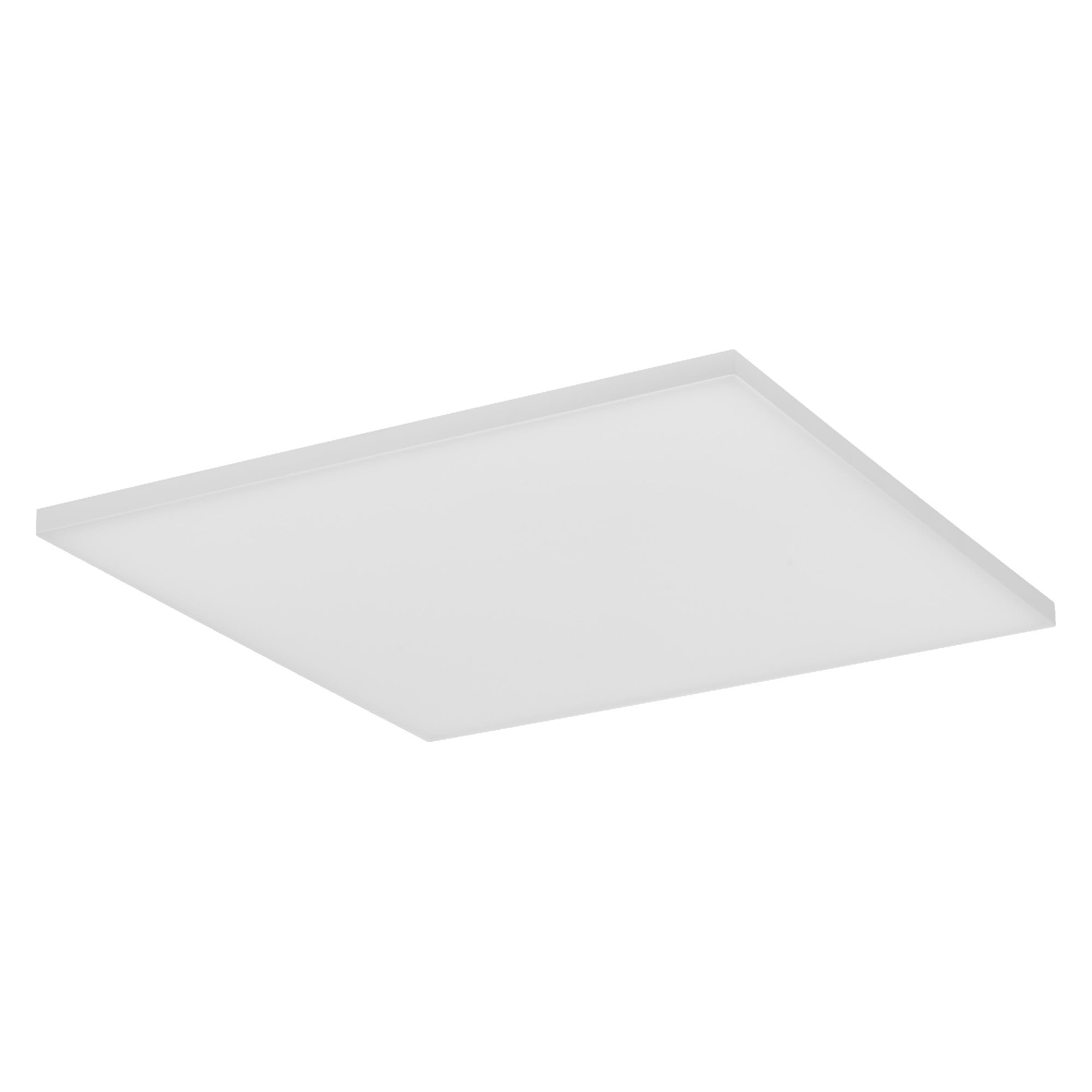 LEDVANCE Planon Frameless lampa sufitowa w kolorze białym z zaawansowaną technologią LED, 40 W, kwadratowy kształt (600 x 600 mm), 3000 K, obudowa aluminiowa, matowy klosz z PMMA