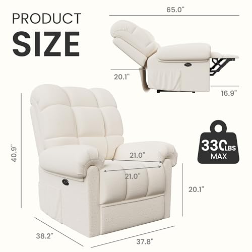 15 Best Recliners of 2025 for Ultimate Comfort and Style 5 2024 New Power Recliner Chair for Adults