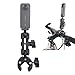 PellKing Camera Motorcycle Mount for Insta360 Go 3,X3/X2/X,360 Rotation Metal Action Camera Clamp Holder with 1/4Thread for Moto Bike Bicycle Handlebar, for Insta360 One Go 3,X3/X2/X