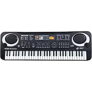 WKLIANGYUANPING Clavier de Piano 61 Touches Musique numérique Carte de Clavier électronique Organ de Piano électrique - Les Beatles, Paul McCartney, John Lennon, RIngo Starr, George Harrison