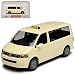 Produktbild Wiking Volkwagen T5 GP Multivan Taxi Transporter Beige Ab Facelift 2009 Modell 2003-2015 H0 1/87 Modell Auto mit individiuellem Wunschkennzeichen
