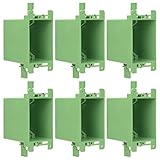 YOEMELY Standard Electrical Outlet Box, Single Gang Power Outlet Box with 14 Cubic Inches Junction W