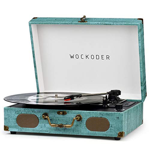 Record Player Turntable for Vinyl Record Player Wireless LP Portable Phonograph with Built-in Dynamic Speakers Suitcase Design Turntable USB FM Radio SD 3-Speed Belt-Driven Vinyl Record Player Record Player Turntable for Vinyl Record Player Wireless LP Portable Phonograph with Built-in Dynamic Speakers Suitcase Design Turntable USB FM Radio SD 3-Speed Belt-Driven Vinyl Record Player