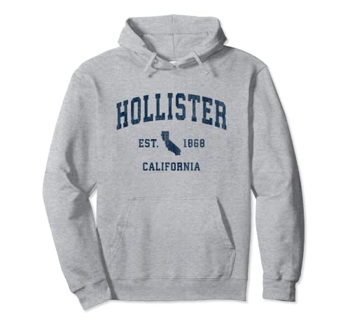 Hollister California CA Sportdesign im Vintage-Stil Pullover Hoodie