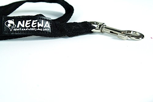 Neewa Tug Line With Bungee, Skijoring Tug Line, Bikejoring, Skijoring, Hands Free Dog Leash, Dog Joring, Tow Line, Designed To Run One Or More Dogs With A Bicycle Or Skis (2.0-2.5M (6.5-8.0Ft), Black) #TOP1