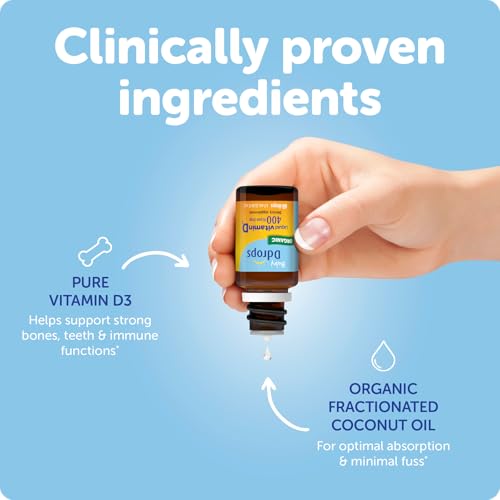 Image of Ddrops Baby 400 IU, Vitamin D, 60 Drops 1.7mL (0.06 Fl. Oz (Pack of 1))
