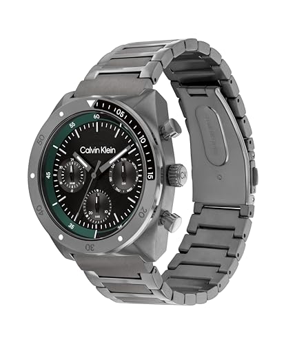 Image of Calvin Klein Ck Flex Qtz Multifunction Tonneau Dial Men's Watch