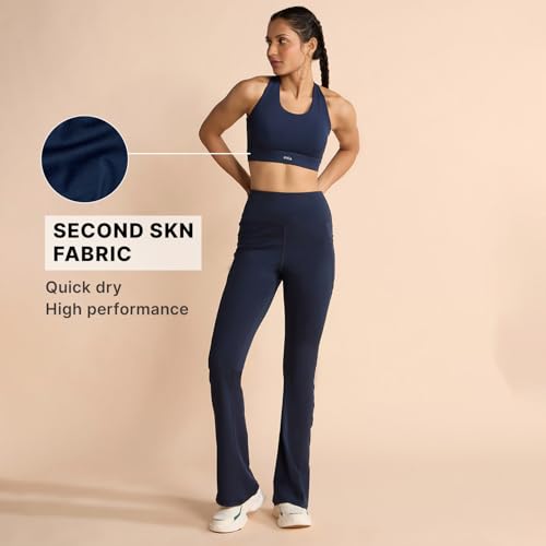 Image of Kica Crostini Full Coverage Sports Bra - High-Impact Support & Quick-Dry KICASKN Fabric