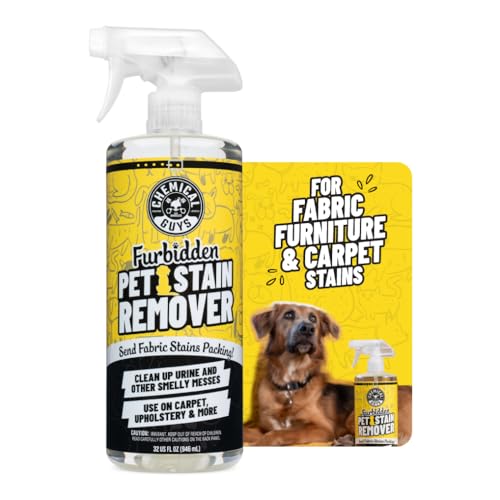 Chemical Guys Furbidden Pet Stain Remover For Car & Home, Carpet ...