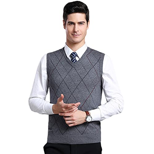 Chaleco de lana para hombre ideal para abrigarse en la oficina en invierno 2