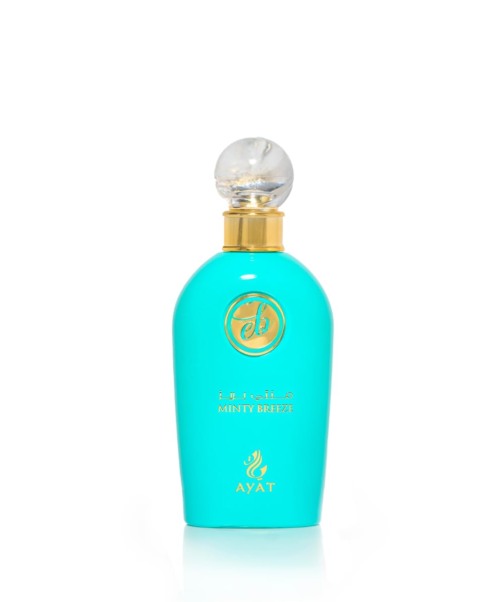 AYAT PERFUMES Minty Breeze Eau de Parfum- 100ml | Refreshing Oud Perfume for Women & Men| Long Lasting Arabic Perfume women with Citrus, Floral & Vanilla Notes | Dubai perfume